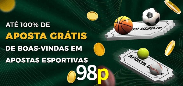98p Ate 100% de Aposta Gratis